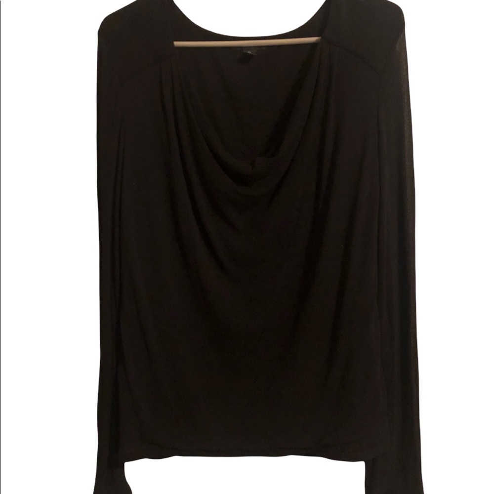Alfani top Size XL sheer long sleeves